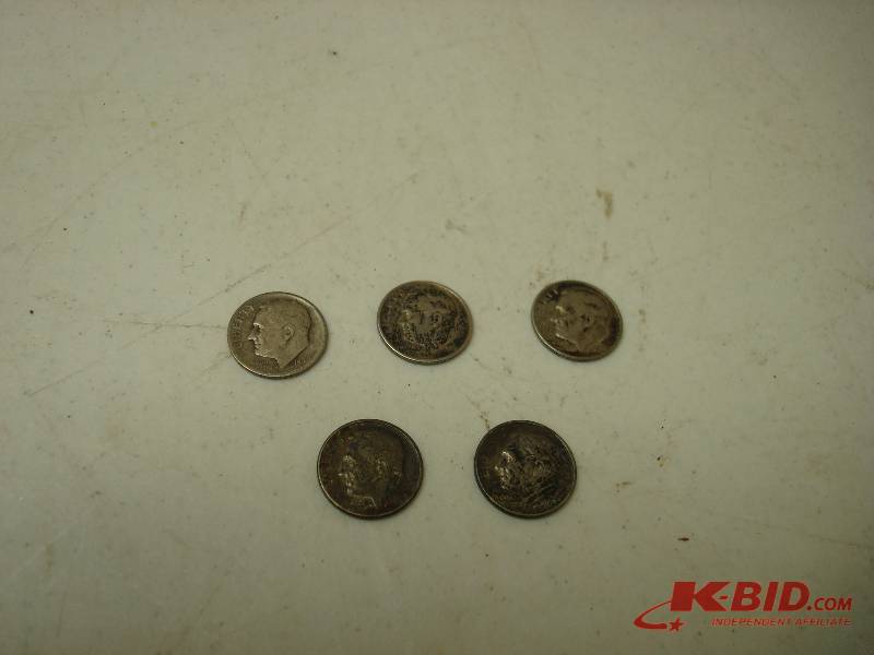 Lot of Silver Dimes 1964 Or Earlier