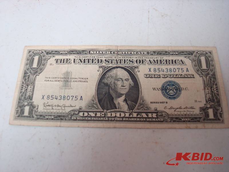 1957 Silver Certificate Dollar Bill