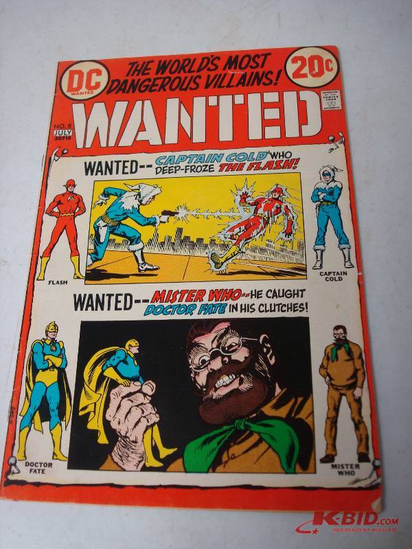 Vintage DC Super Villains Comic WANTED June 1973