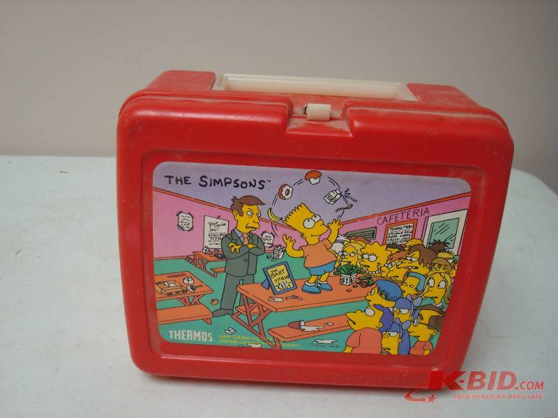 The Simpsons Plastic Lunch Box, Some Wear