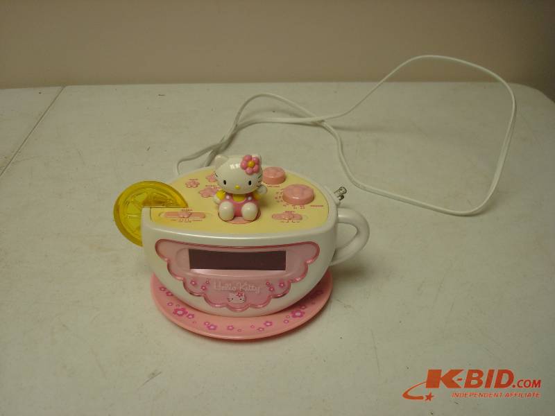 Hello Kitty Alarm Clock, Used, Works
