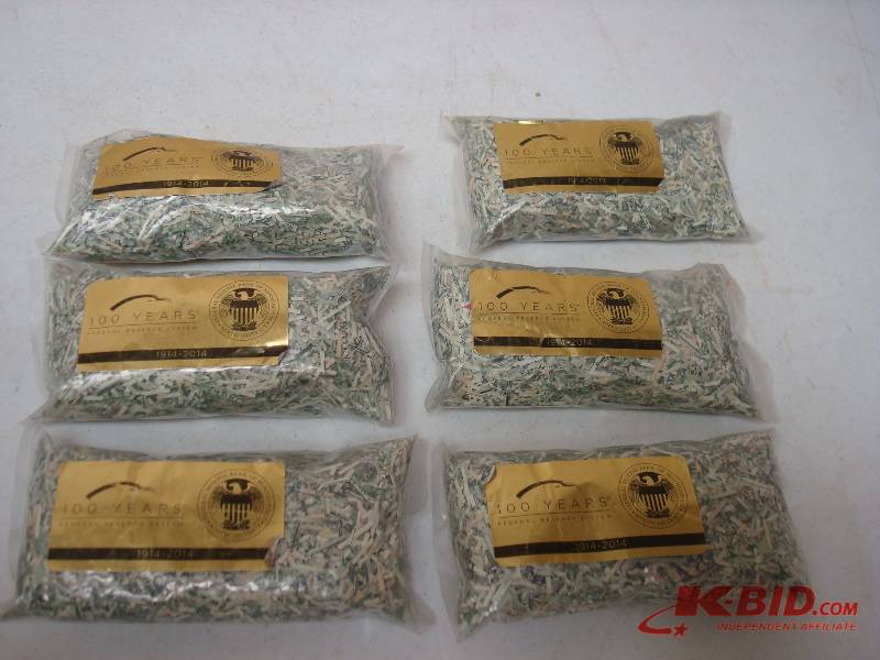 Lot OF Shredded US Dollar Bills