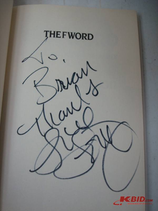 Signed To Brian, Louie Anderson Autographed Book
