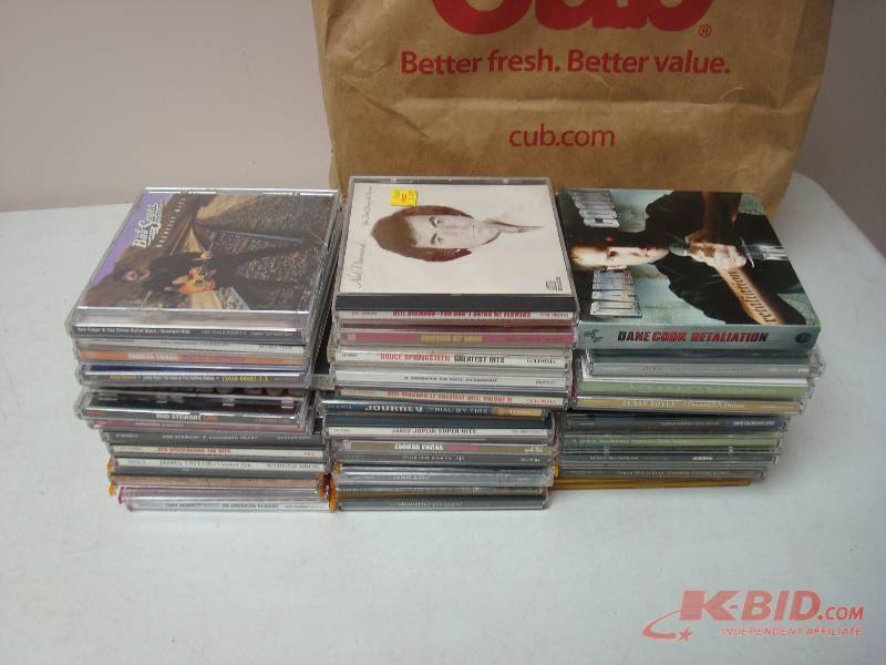 Large Lot Of Mixed CDs, Some Scratched