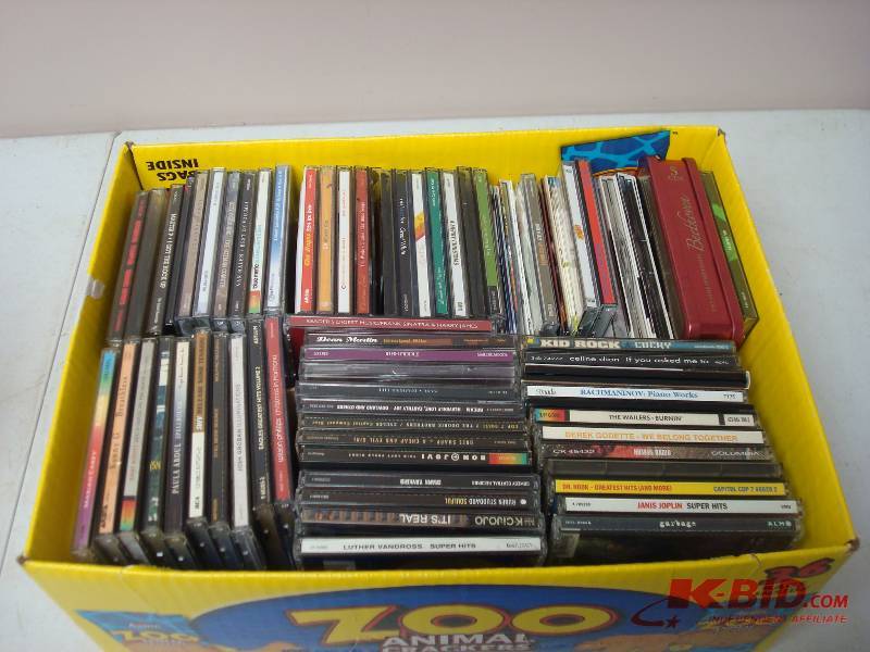 Large Lot Of Mixed CDs Some Scratched
