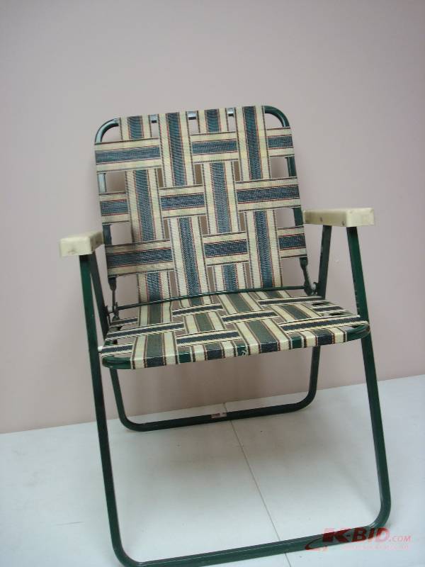 Folding Lawn Chair, Shows Wear