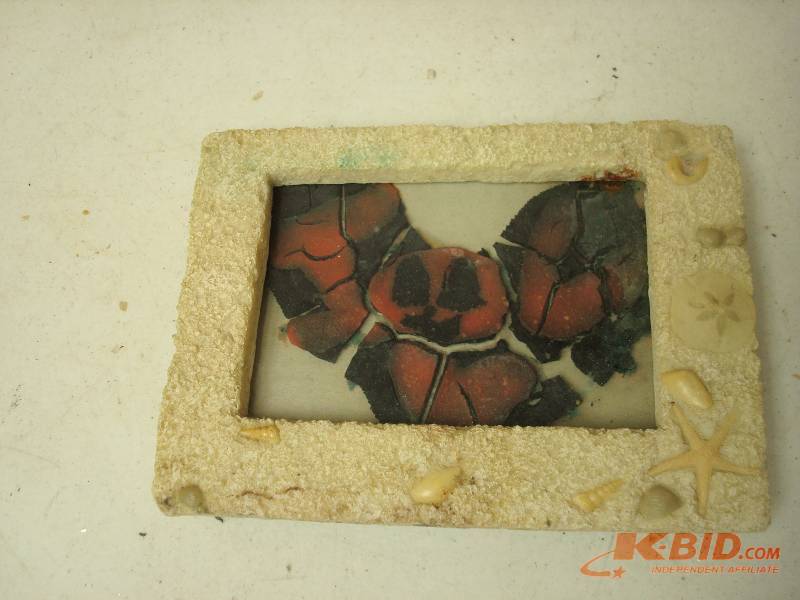 Rock Framed In Glass