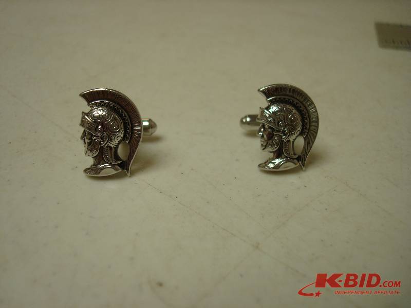 Pair Of Spartan Cufflinks, Marked Hickok