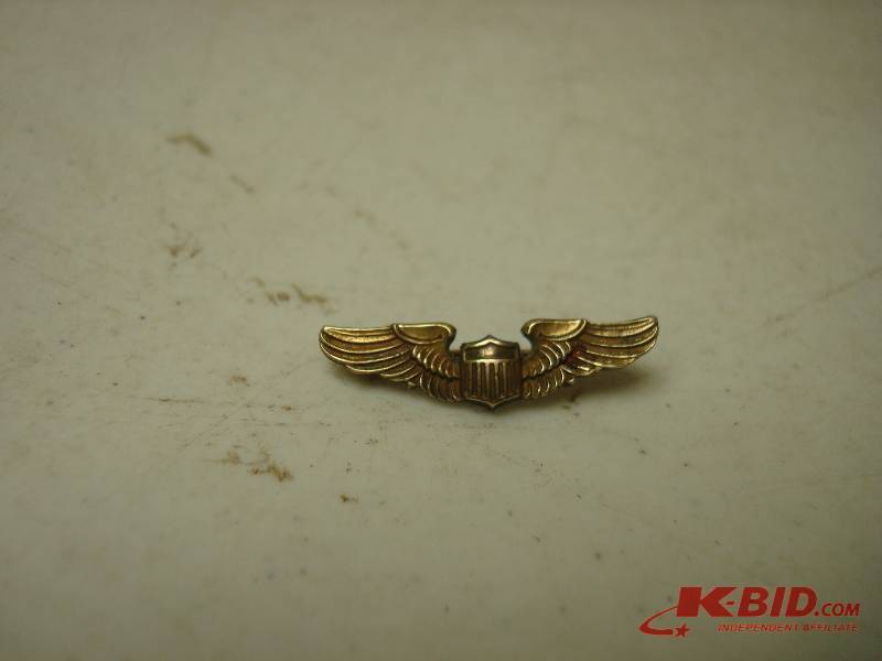 Vintage Wing Pin, Marked 10k Gold Filled