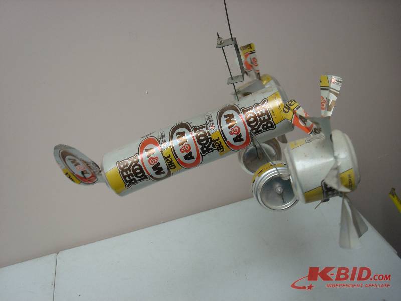 Pop Can Airplane Art