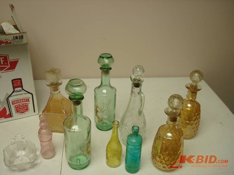 Lot Of Decanter Bottles