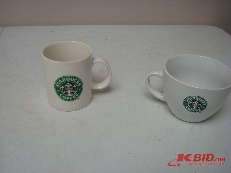 Pair Of Starbucks Coffee Cups