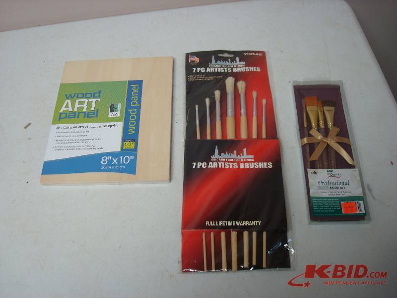 Lot Of Art Items, Brushes