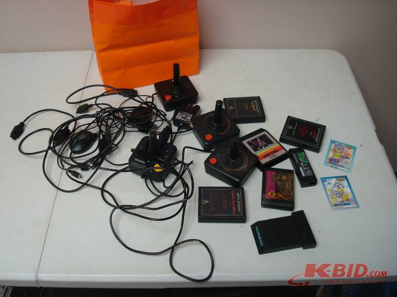 Lot Of Video Game Items, Mostly Atari