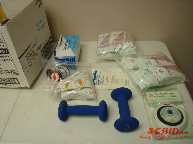 Lot Of Medical Items And Weights