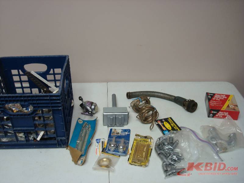 Crate With Hardware Items
