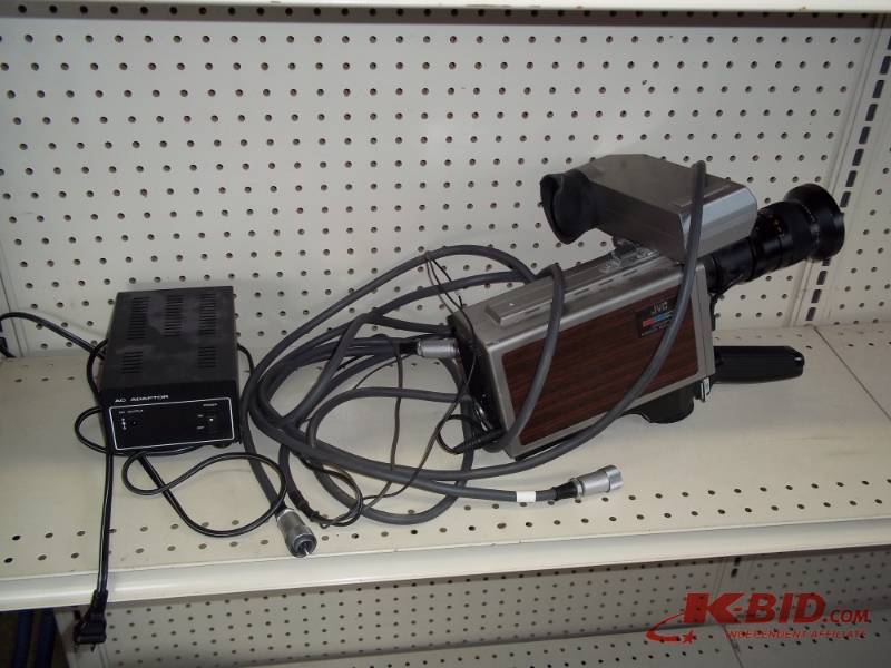lot 127 image: JVC Color Video Camera with power unit and cords