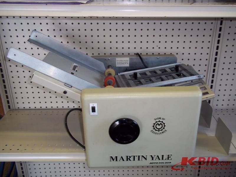 lot 133 image: Martin Yale Auto Folder Model CV7