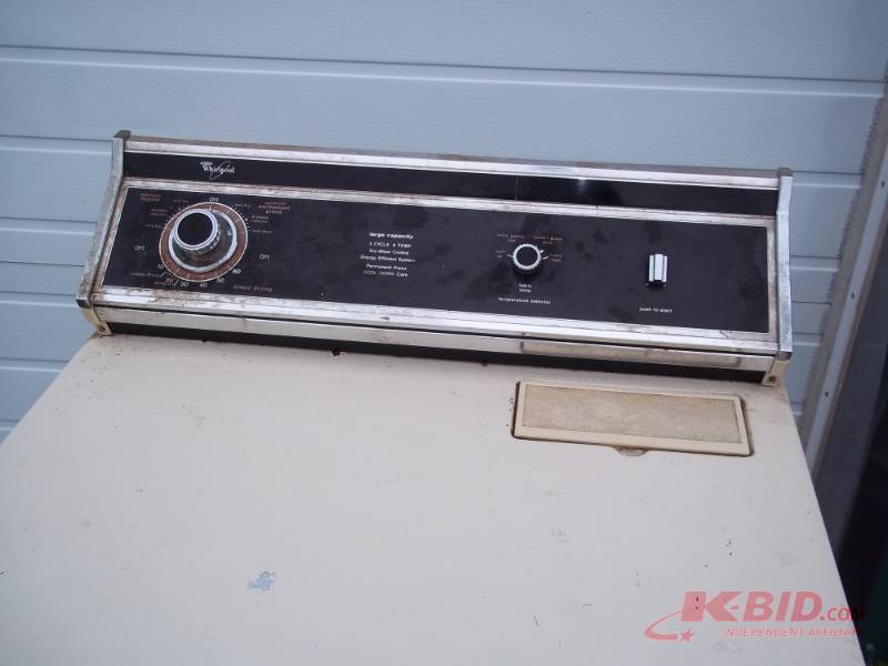 lot 140 image: Whirlpool Dryer 220v, tested and works