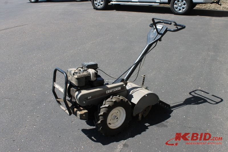 lot 7 image: Craftsman 5 HP Tiller