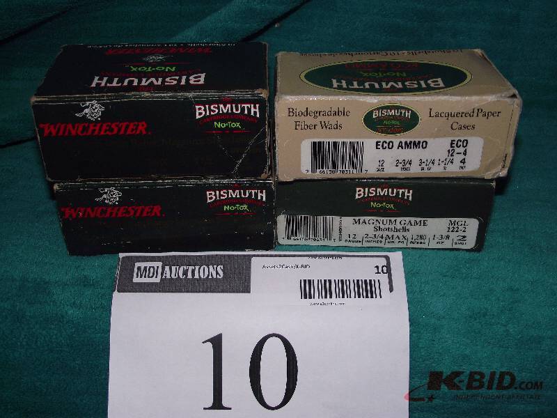 lot 10 image: Bismuth 12ga. no-tox 26 #2 and 8 #4