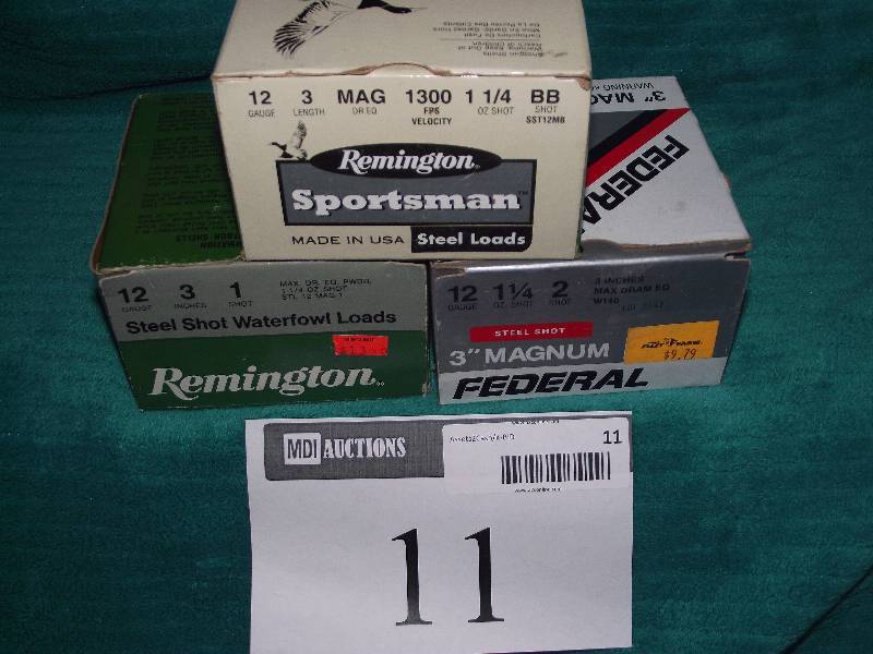 lot 11 image: 12ga. 3 in. steel (Remington