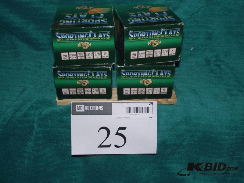 lot 25 image: 20ga. 100 NSI Sporting Clays #8