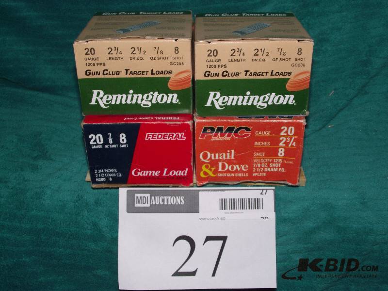 lot 27 image: 20ga. 100 assorted #8