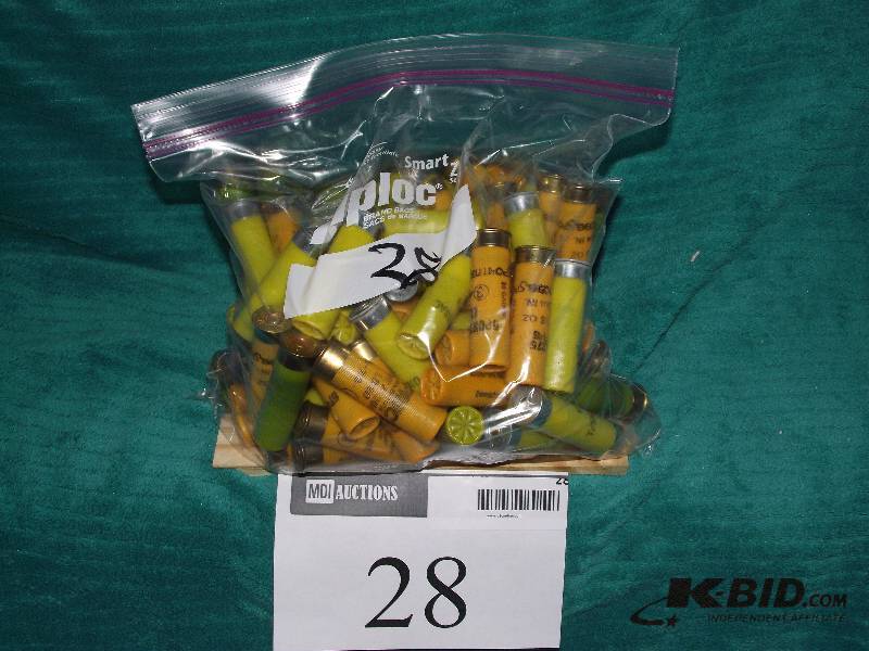 lot 28 image: 20ga. 75 assorted low brass