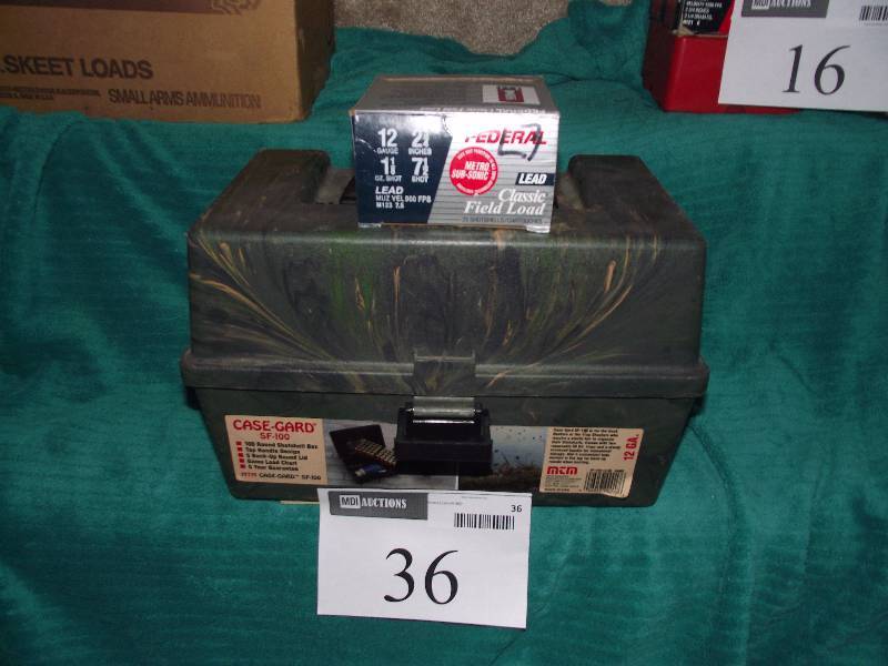 lot 36 image: 12ga. 23 Metro Sub-sonic 7  shot 900fps.
