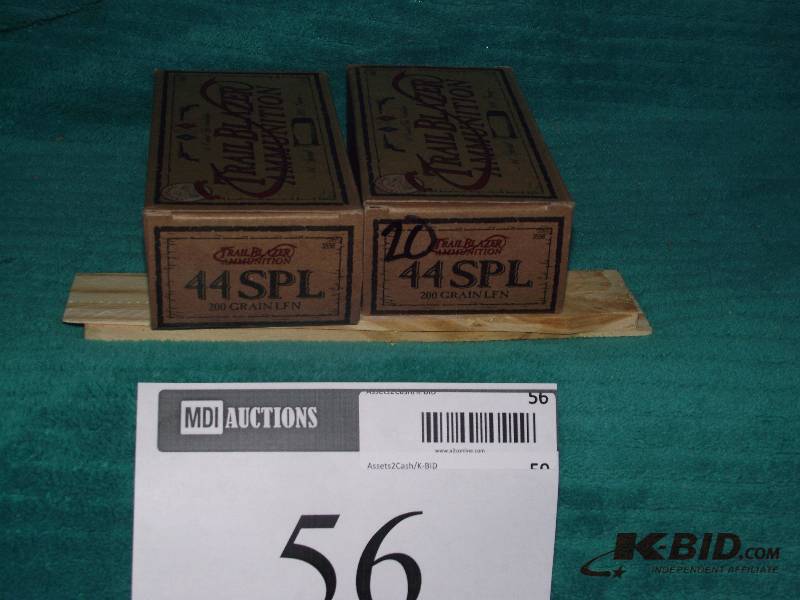 lot 56 image: 44 Special ammo 70 200 grain LFN