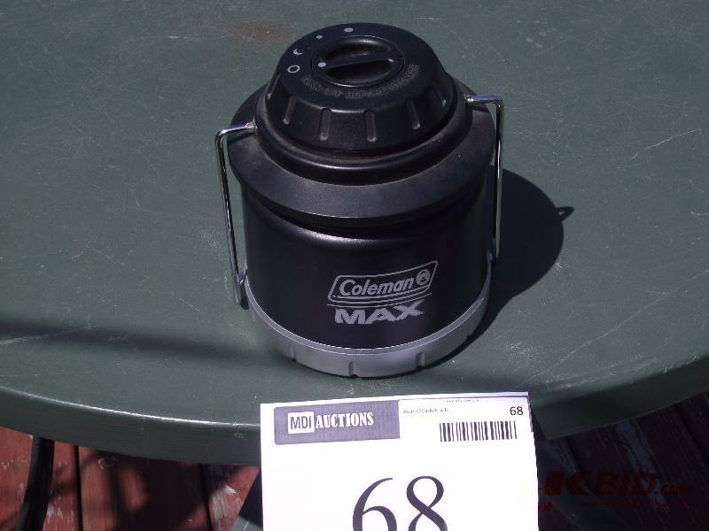 lot 68 image: Coleman LED lantern battery operated 3 intensity settings