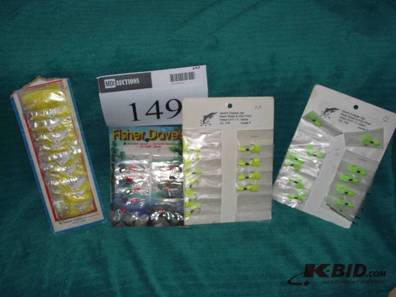 lot 149 image: 42 assorted jigs