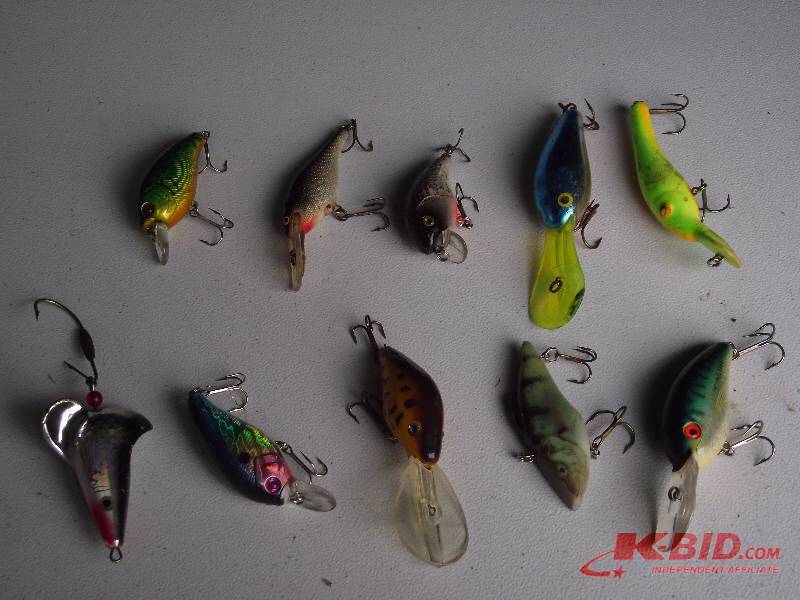 lot 78 image: 10 assorted lures