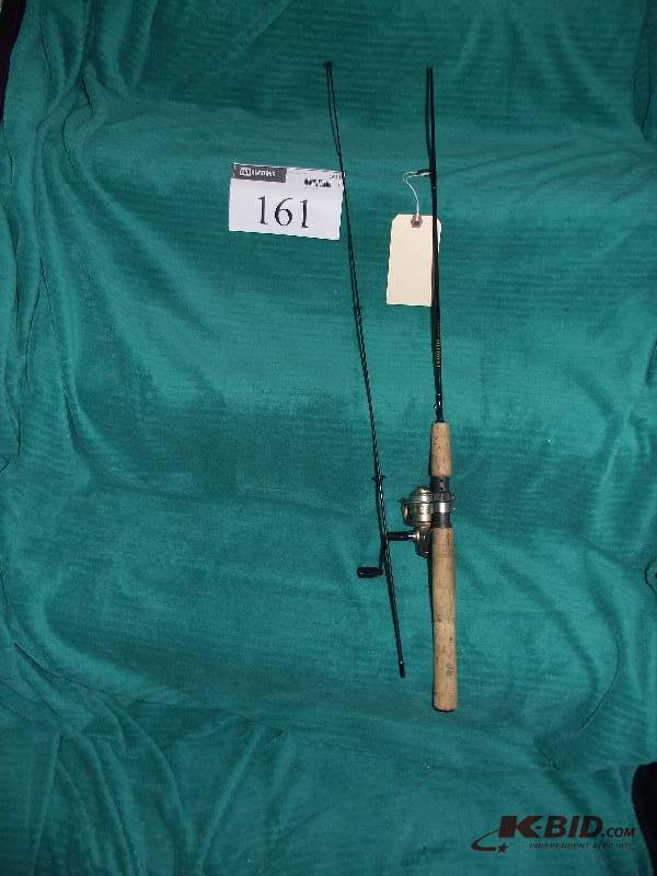 lot 161 image: Intrepid tournament rod IM7 a 5 Ft. ultralite Ints 50 2 UL with Shakespeare microspin MSS reel