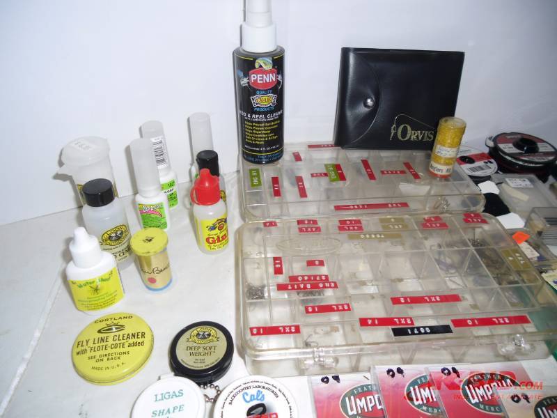  Fly Fishing - Misc. Tying Items - Hooks, Cases, Tools, & More