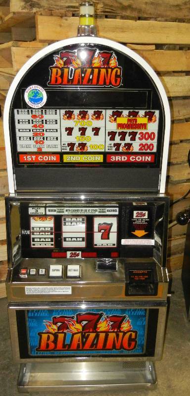 bally vintage slot machine reels won