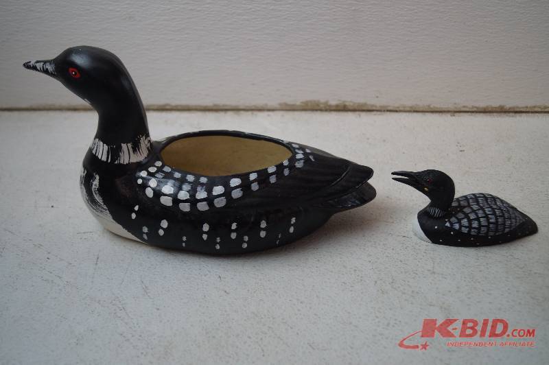 Ceramic Loon Decor