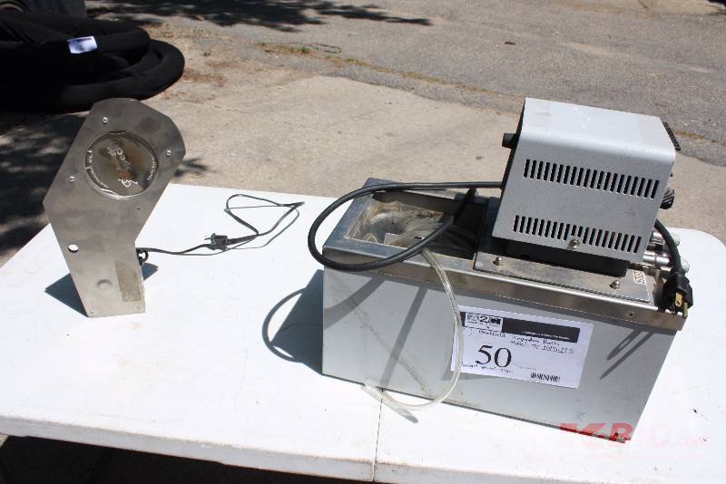 lot 50 image: Lot of (2) Brookfield Temperature Bath, Model TC-101D-115 Bluelight Special Sign.
