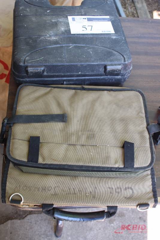 lot 57 image: Lot of (2) Including Dremel Advantage High-Speed Rotary Saw Power Tool Empty Bag.