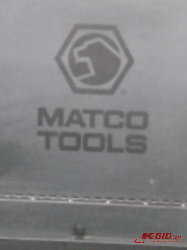 lot 2 image: 1 YEAR OLD MATCO TOOL CART WITH STORAGE -GREAT CONDITION-