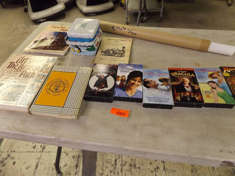 Historical Books and VHS Tapes