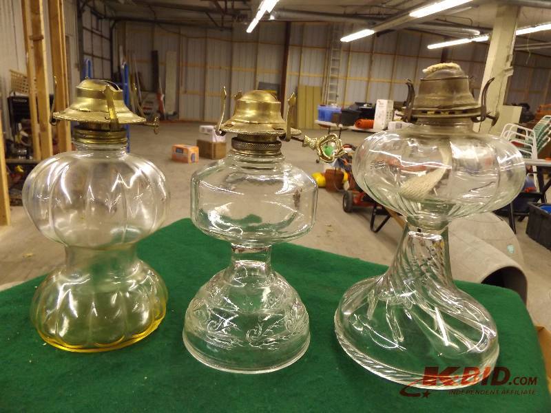 3 Oil Lamps