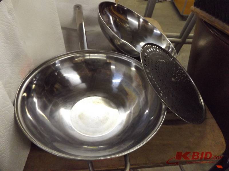 12 Stainless Steel Wok