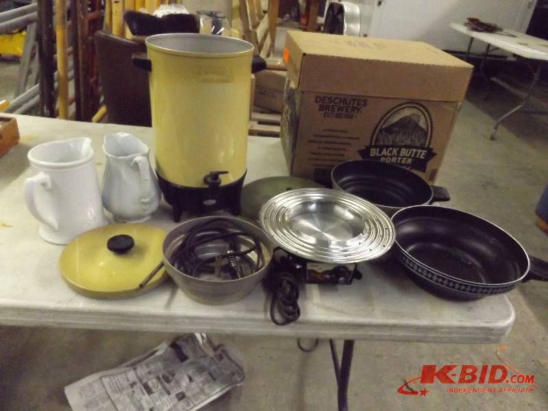 2 Pictures, Electric Cooker, Coffee Percolator