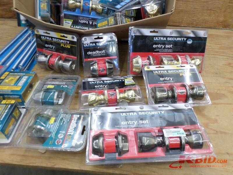 Box Full Of New Patio Door Knobs &...