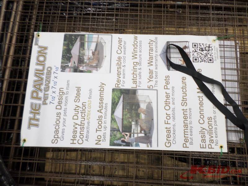 (2) Pallets Of Aztek Gold Pet Gazeb...