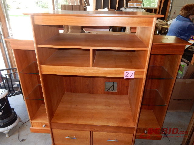 BEAUTIFUL Solid Cherry Entertainment Center..