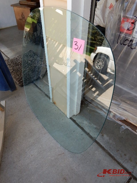 GLASS Table top.. 38 in thick glass. 42in x 42in.