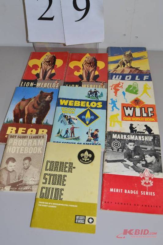 lot 29 image: Boy Scouts of America books
